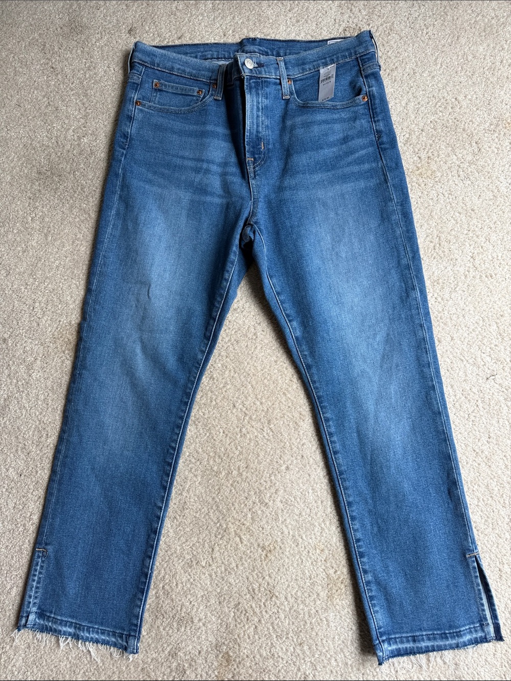 GAP Vintage Slim Mid-Rise Jeans in Light Blue Denim 31 12S